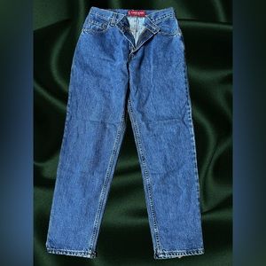 Levi’s Women’s 550 Classic Relaxed Tapered Denim Jeans 10 M Medium Wash Red Tab